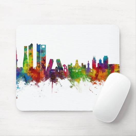 Madrid Spanien Skyline Mousepad (Mit Mouse)