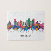 Madrid Spanien Skyline Puzzle (Horizontal)