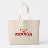 Madrid Spanien (Spanien) Jumbo Stoffbeutel (Rückseite)