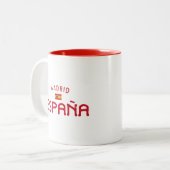 Madrid Spanien (Spanien) Zweifarbige Tasse (Vorderseite Links)