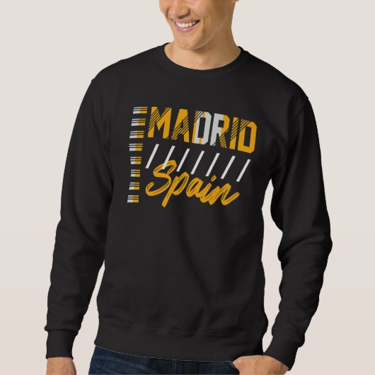 Madrid Spanien Sweatshirt (Vorderseite)