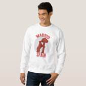 Madrid Spanien Sweatshirt (Vorne ganz)