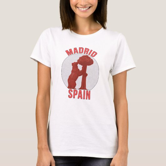 Madrid Spanien T-Shirt (Vorderseite)