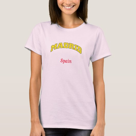 Madrid - Spanien T-Shirt (Vorderseite)