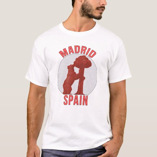 Madrid Spanien T-Shirt (Vorderseite)