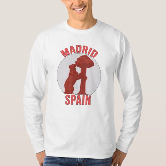 Madrid Spanien T-Shirt (Vorderseite)