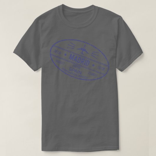 Madrid Spanien T-Shirt (Design vorne)
