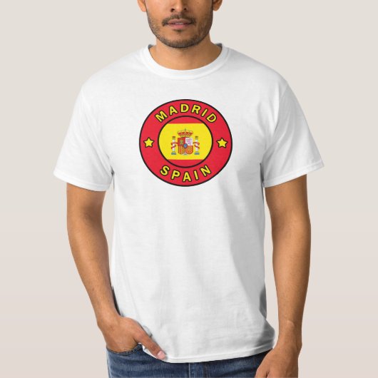 Madrid Spanien T-Shirt (Vorderseite)