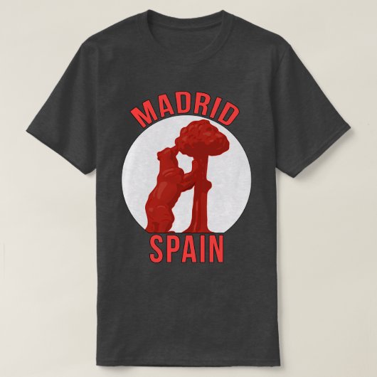 Madrid Spanien T-Shirt (Design vorne)