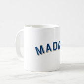 Madrid, Spanien Vintag Arch Kaffeetasse (Vorderseite Links)