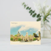 Madrid Spanien Vintage Reise Bär Postkarte (Stehend Vorderseite)