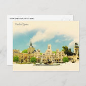 Madrid Spanien Vintage Reise Bär Postkarte (Vorne/Hinten)