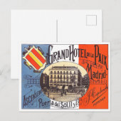 Madrid Spanien Vintage Reise Postkarte (Vorne/Hinten)