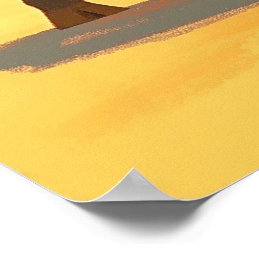 Madrid, Spanien - Vintager Charme Poster (Ecke)