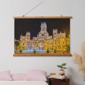 Madrid - Spanien Wandteppich Mit Holzrahmen (Schlafzimmer)