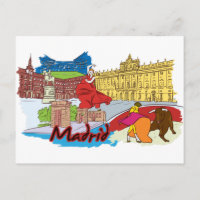 Madrid Spanien Weltberühmte Stadt