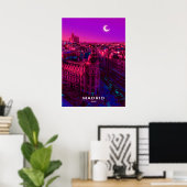 Madrid Stadt Poster (Heimbüro)