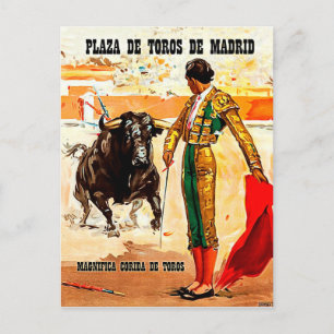 Madrid, Stierkampfarena, Spanien, Stierkampf Postkarte