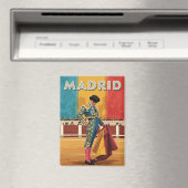 Madrid Stierkämpfer Spanien Reise Magnet (In Situ (Geschirrspüler))