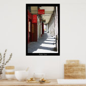 Madrid Street Print Poster (Küche)