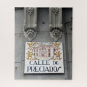 Madrid Street Sign - 16x20 - 520 Stk Jigsaw Puzzle (Vertikal)