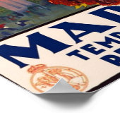 Madrid Temporada de Primavera Kunst, Dichtung und Poster (Ecke)