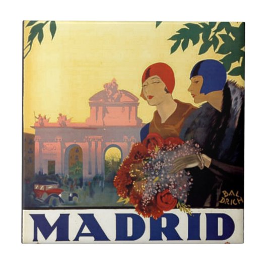 Madrid Temporada de Primavera - Vintages Fliese (Vorderseite)