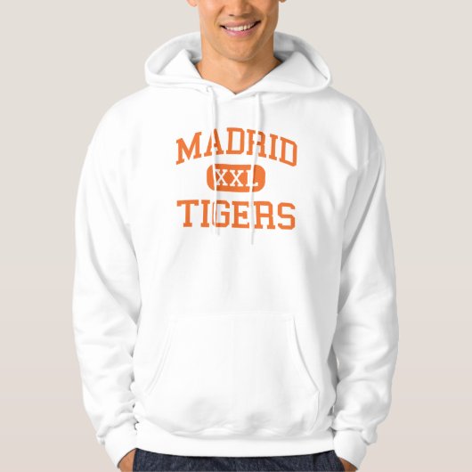 Madrid - Tiger - Highschool Madrids - Madrid Iowa Hoodie (Vorderseite)