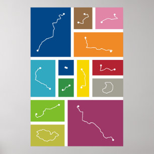 Madrid - Transitpaletten Poster