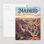 Madrid USA Postkarte (Vorne/Hinten)