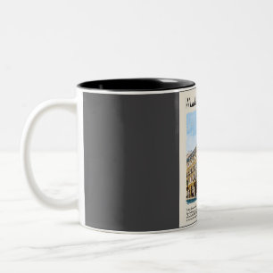 Madrid Vintag Watercolor Reisen Zweifarbige Tasse