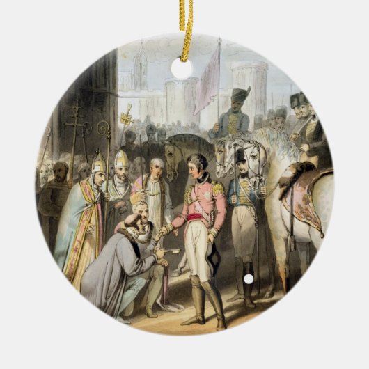 Madrid, 'von den Siegen des Herzogs des Keramikornament (Vorne)