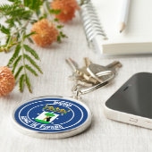 Madrider RundEmblem Schlüsselanhänger (Seite)