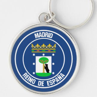 Madrider RundEmblem Schlüsselanhänger