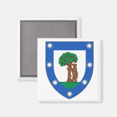 Madrider Wappen-Magnet Magnet (Vorderseite/Rückseite)