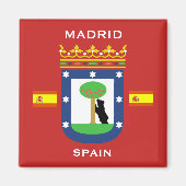 Madrider Wappen-Magnet Magnet (Vorne)
