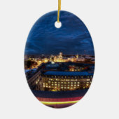 Madrids Skyline Keramikornament (Vorne)