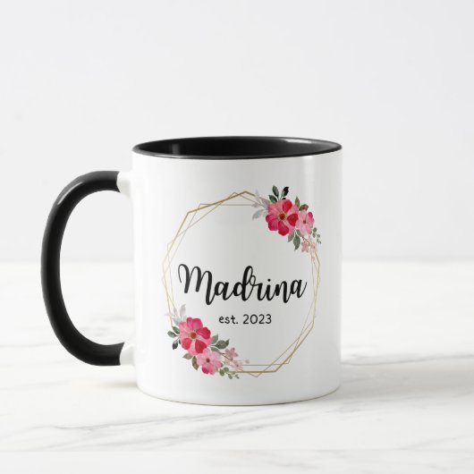 Madrina Coffee Mugs 2023, Quieres Ser Mi Madrina Tasse (Links)