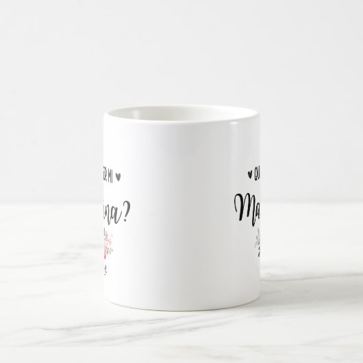 Madrina Coffee Mugs 2024 Quieres Ser Mi Madrina Kaffeetasse (Mittel)