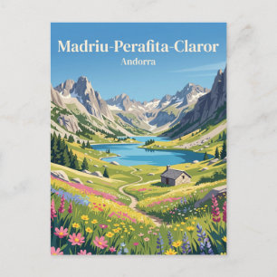 Madriu-Perafita-Claror-Tal Andorra Postkarte