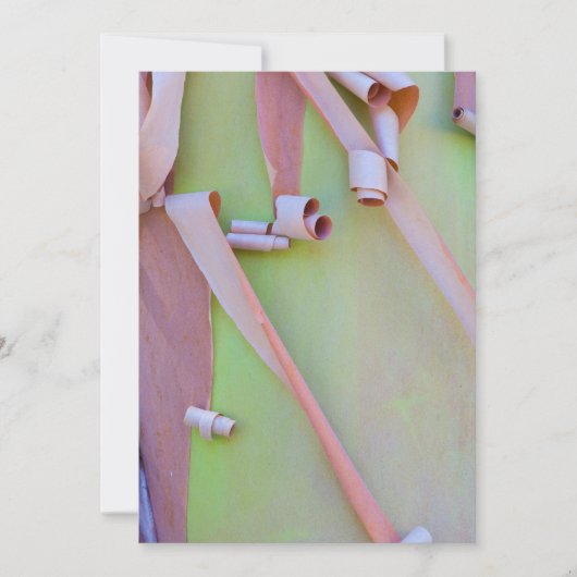 Madrone Baumrinde Abstrakt Dankeskarte (Vorderseite)