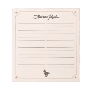 Madrone Ranch Notepad 1 Notizblock