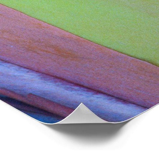 Madrone Tree Bark Abstrakt Poster (Ecke)