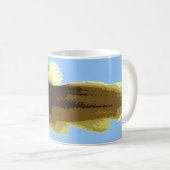 Madtom Wels auf Blau Kaffeetasse (VorderseiteRechts)