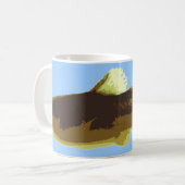 Madtom Wels auf Blau Kaffeetasse (Vorderseite Links)