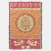 MADURAI ~ Throw Blanket Decke (Vorderseite Vertikal)