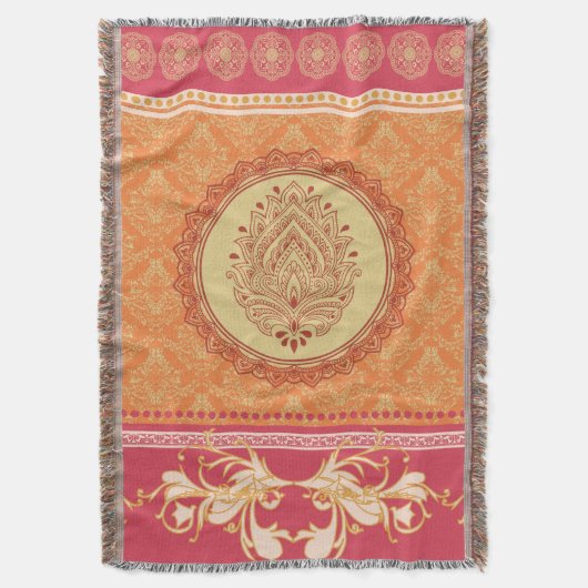 MADURAI ~ Throw Blanket Decke (Vorderseite Vertikal)