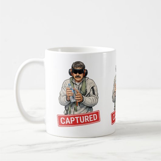Maduro Captured Venezuela freedom  Kaffeetasse (Links)