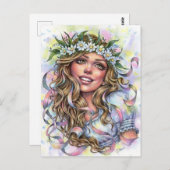 Mae Beltane Postcard Postkarte (Vorne/Hinten)