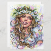 Mae Beltane Spring Maypole Dancer Girl del Malcant (Vorne/Hinten)